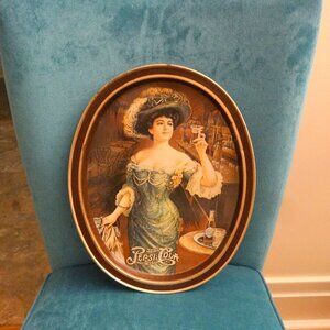 VINTAGE 1970's DRINK PEPSI-COLA GIBSON GIRL SERVING TRAY